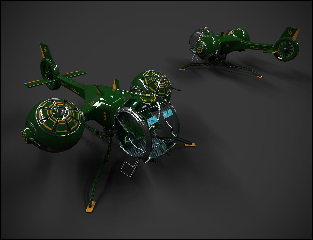 Aircraft Colo Iray by: , 3D Models by Daz 3D