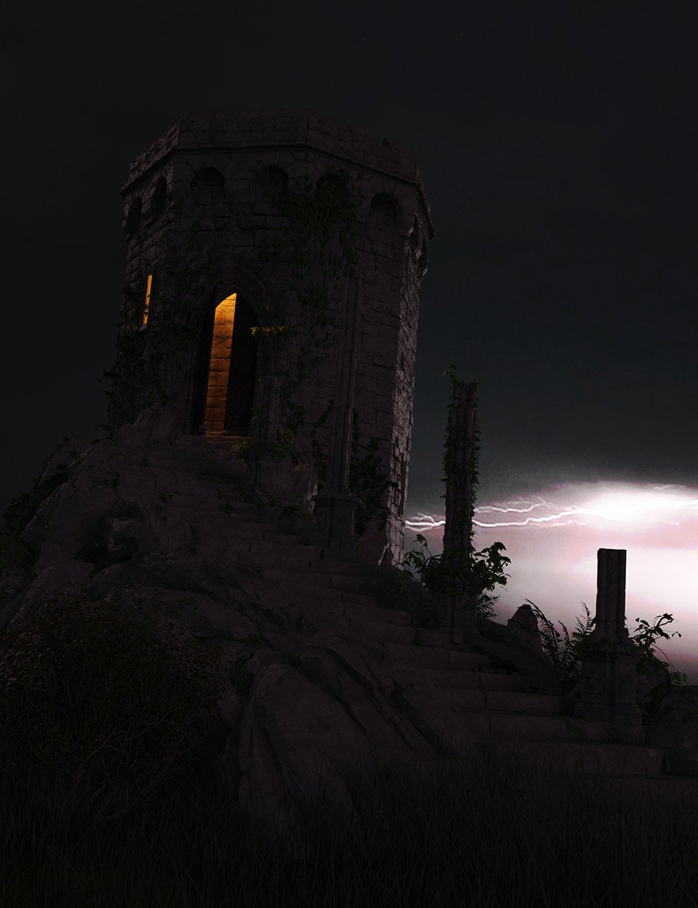 Orestes Iray HDRI Skydomes - Night Storms Orestes Iray HDRI Skydomes - Night Storms by: Orestes Graphics, 3D Models by Daz 3D