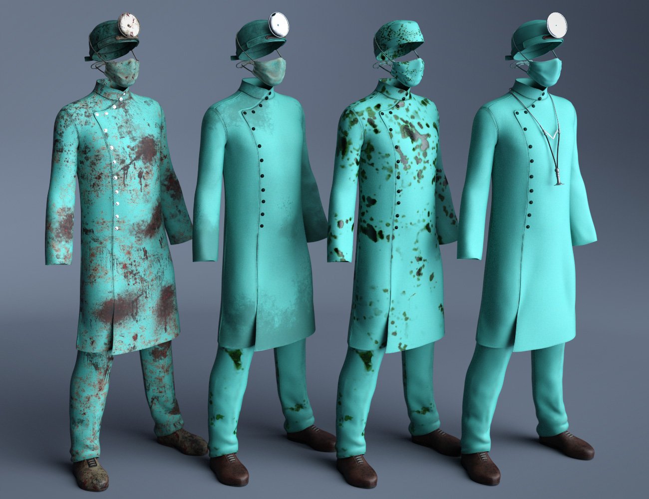 dForce Vintage Doctor : Enucleation dForce Vintage Doctor : Enucleation by: Moonscape GraphicsSade, 3D Models by Daz 3D