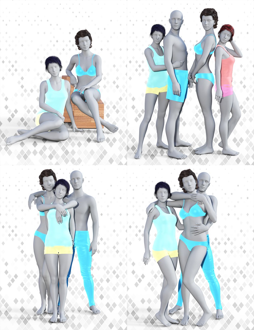 Family Photo Time Poses For Genesis 8 Family Photo Time Poses For Genesis 8 by: Muscleman, 3D Models by Daz 3D