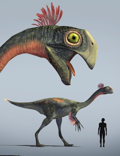 Gigantoraptor by: , 3D Models by Daz 3D