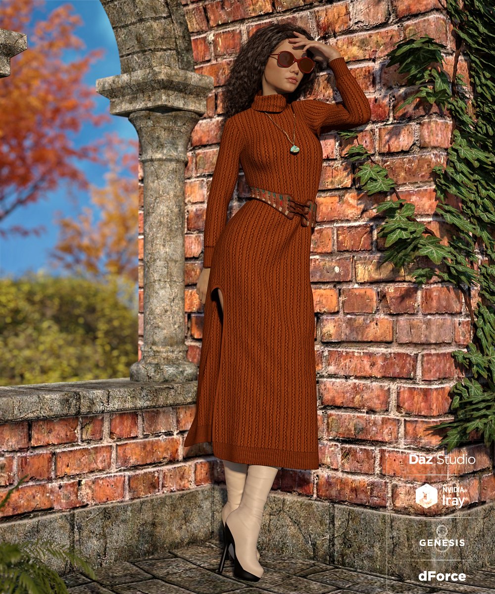 dForce Autumn Breeze Textures by: Sarsa, 3D Models by Daz 3D