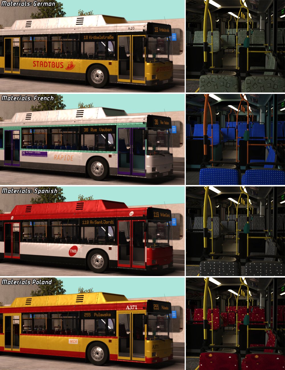 Articulated City Bus by: Dogz, 3D Models by Daz 3D