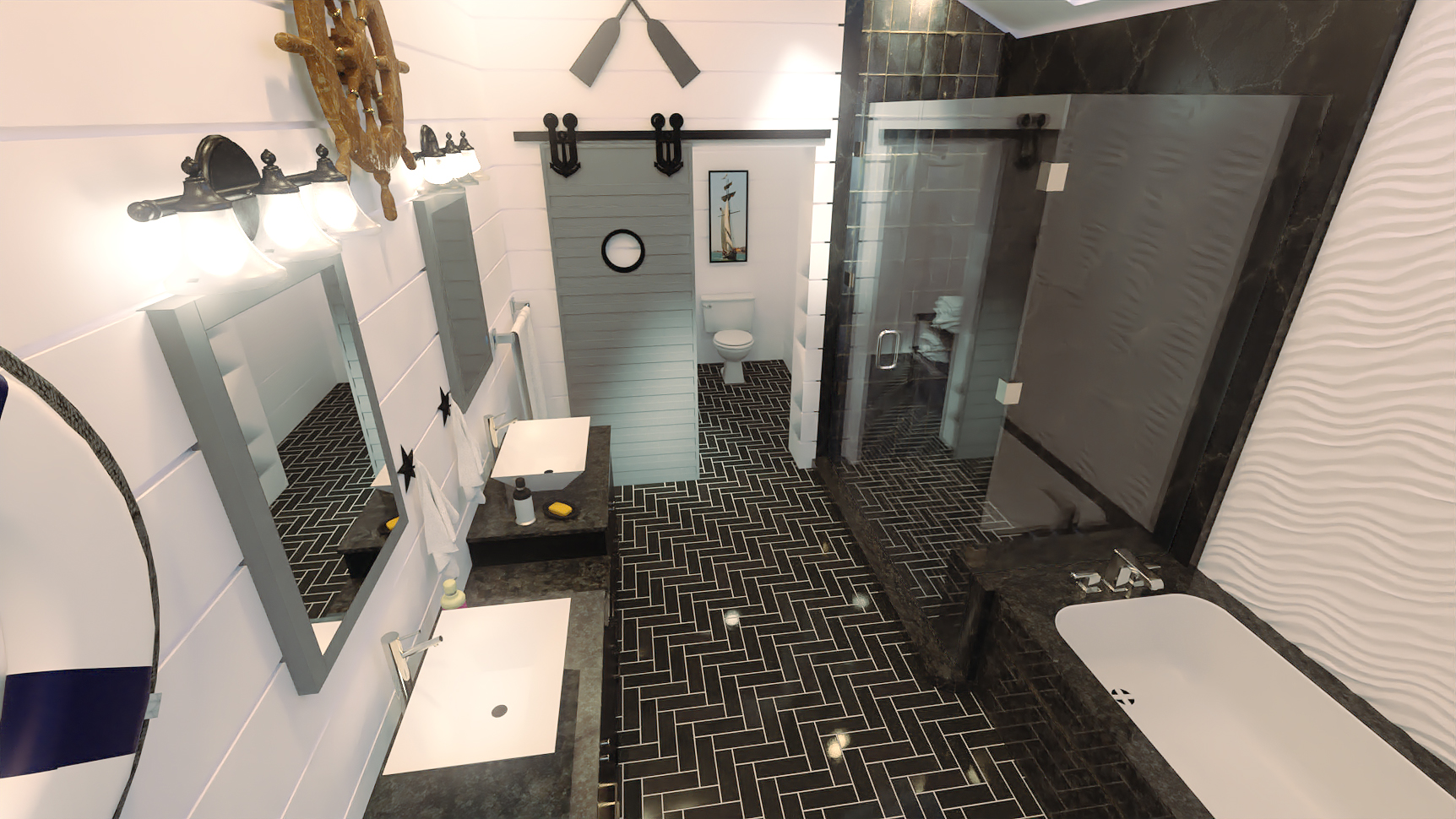 Regatta Bathroom Regatta Bathroom by: kubramatic, 3D Models by Daz 3D