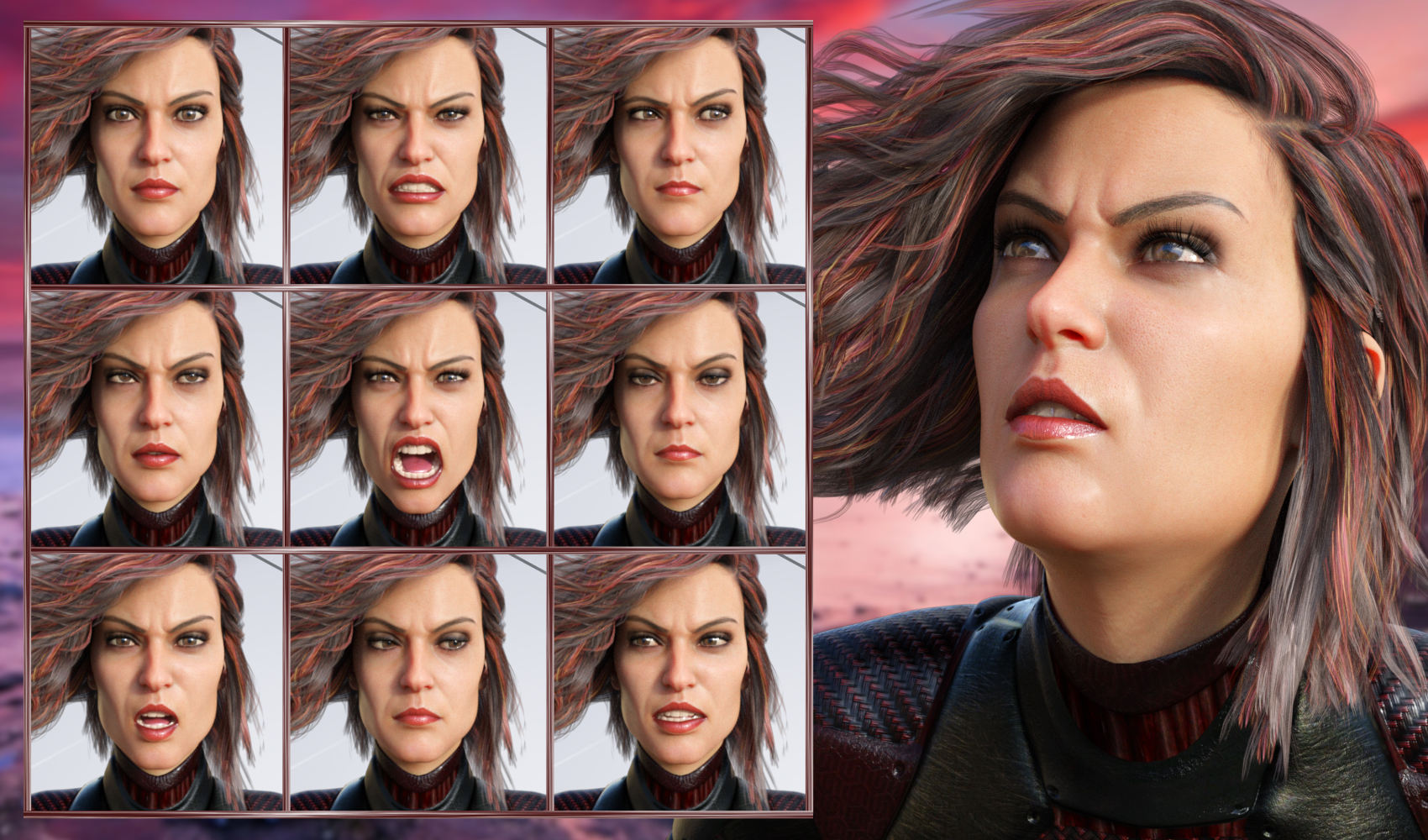 Spy - Expressions for Genesis 8 Female and Josephene 8 Spy - Expressions for Genesis 8 Female and Josephene 8 by: JWolf, 3D Models by Daz 3D