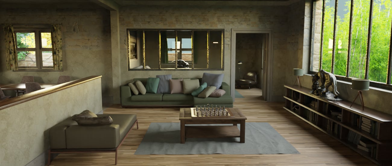 Lioness Weekend Cottage Lioness Weekend Cottage by: Deepsea, 3D Models by Daz 3D
