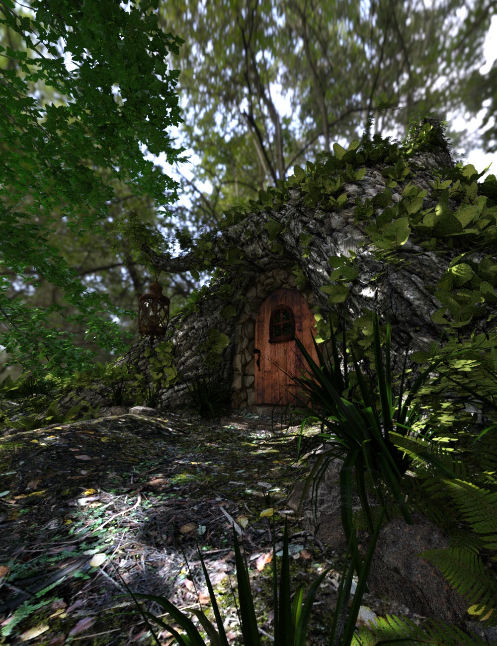 Tree Stump Garden by: Tim82, 3D Models by Daz 3D