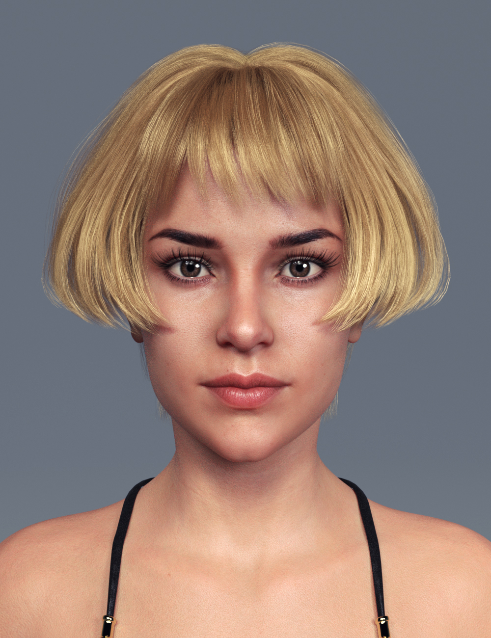 Du Hair for Genesis 8 Female(s) by: Sprite, 3D Models by Daz 3D
