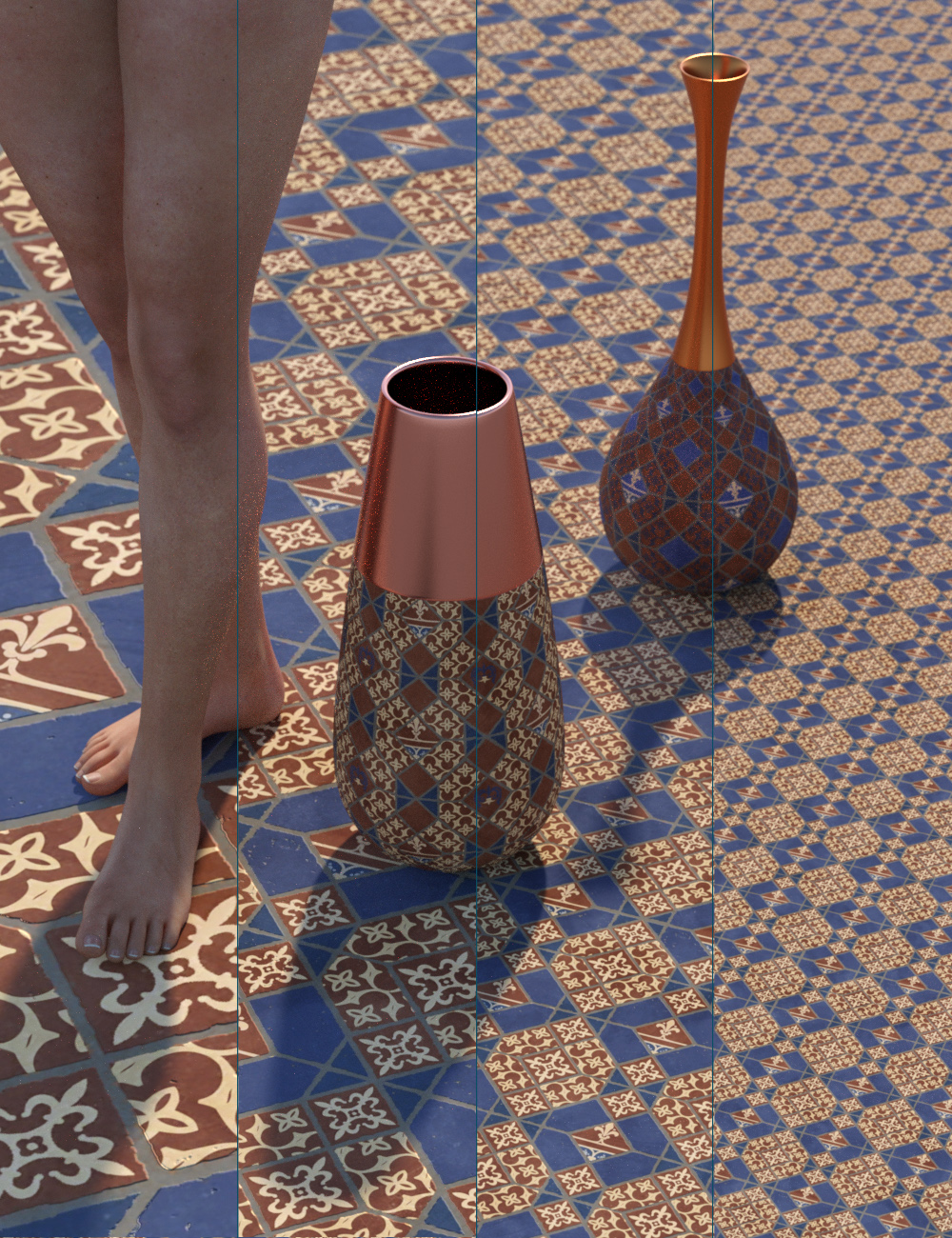 Medieval Inspired Floor Tile Shaders Vol 3 by: ForbiddenWhispers, 3D Models by Daz 3D