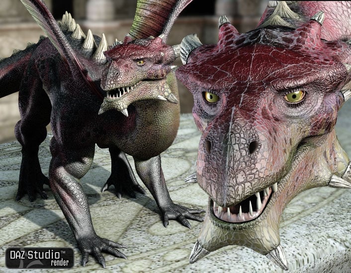 SubDragon Textures by: , 3D Models by Daz 3D
