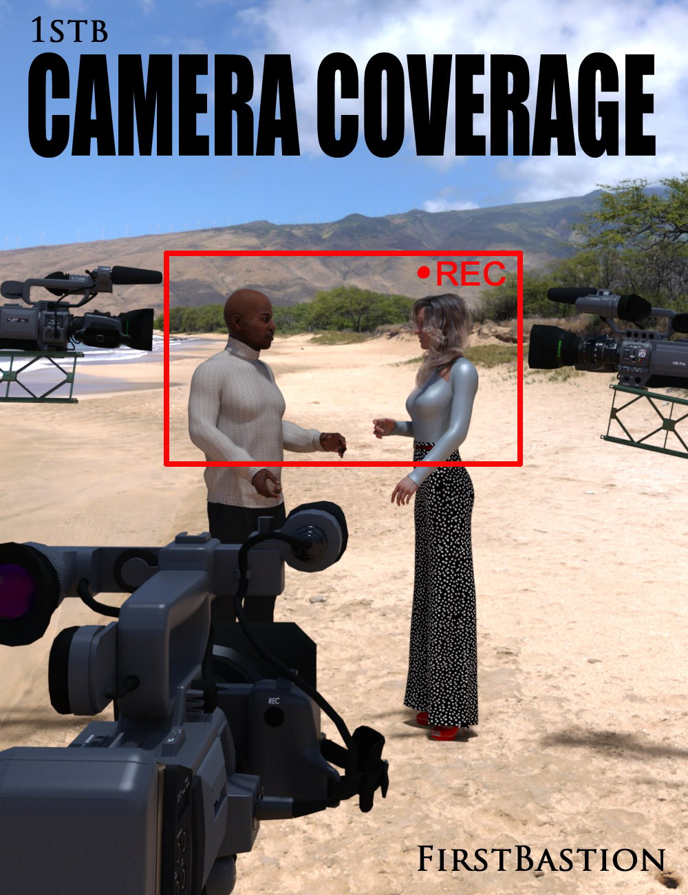 1stB Camera Coverage - Dialogue Scene Presets by: FirstBastion, 3D Models by Daz 3D
