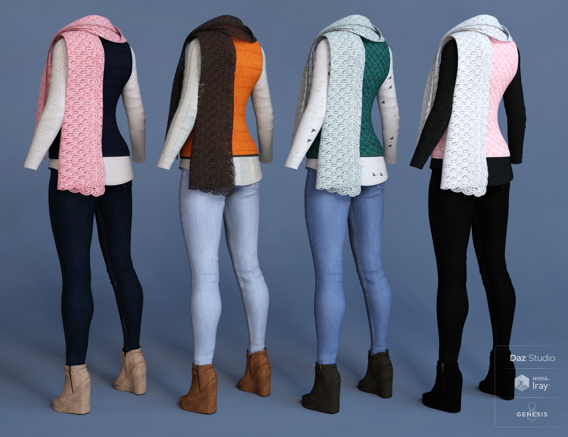 dForce Latte Mornings Outfit Textures dForce Latte Mornings Outfit Textures by: Sarsa, 3D Models by Daz 3D