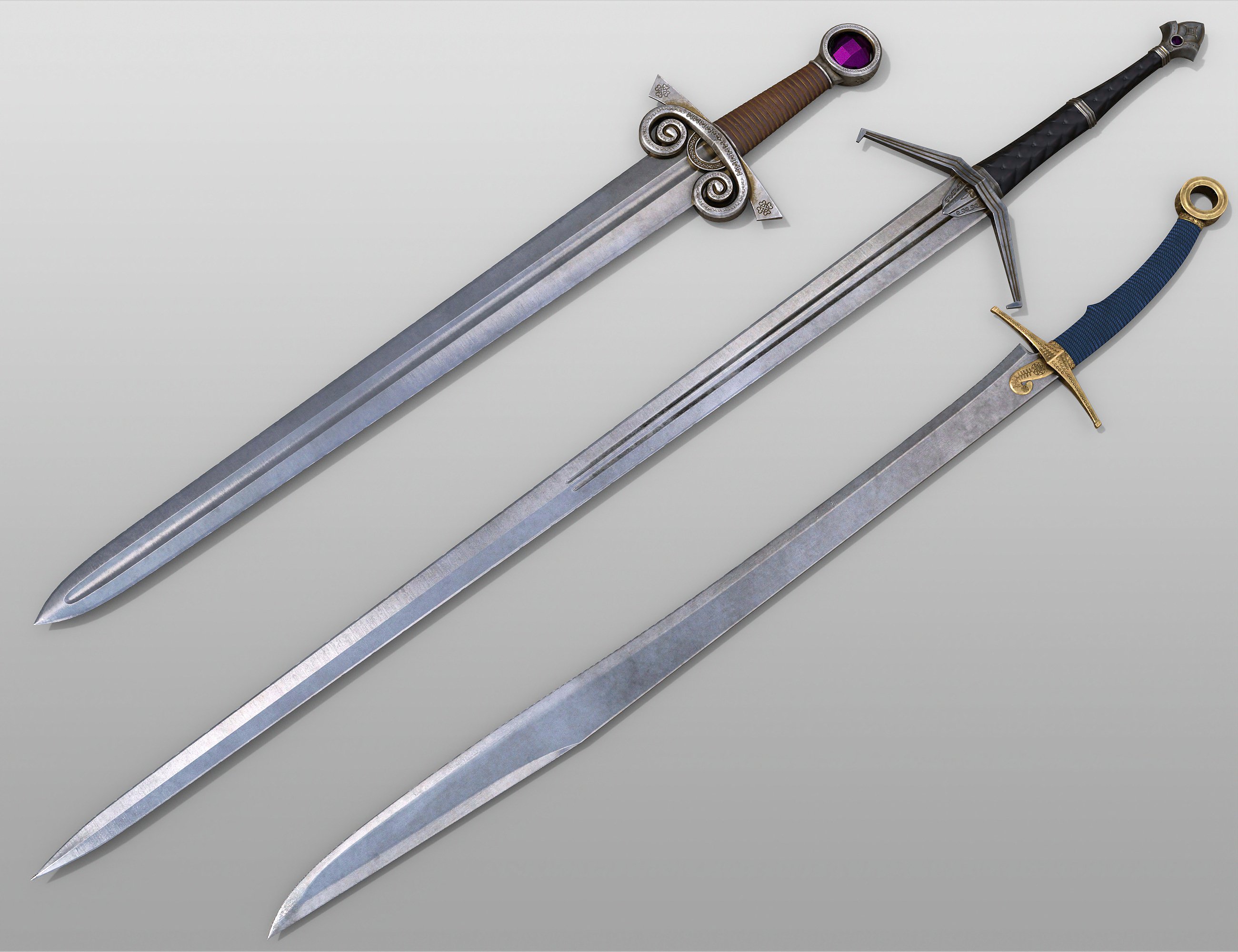 Fantasy Weapons and Poses for Genesis 8 | Daz 3D