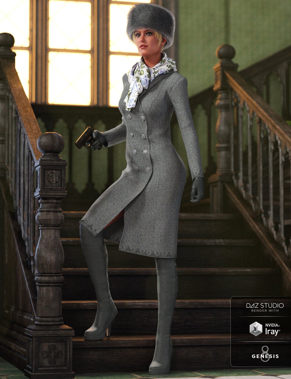 dForce Incognito Outfit Textures by: Anna Benjamin, 3D Models by Daz 3D