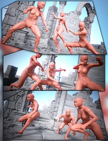 Aki Tribe Poses for Genesis 8 by: Aeon Soul, 3D Models by Daz 3D