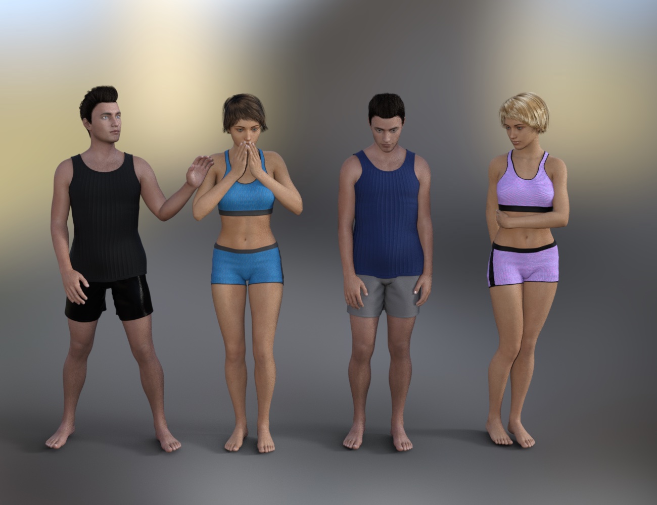 Simply Standing Poses for Genesis 8 Simply Standing Poses for Genesis 8 by: Neil Clennan, 3D Models by Daz 3D