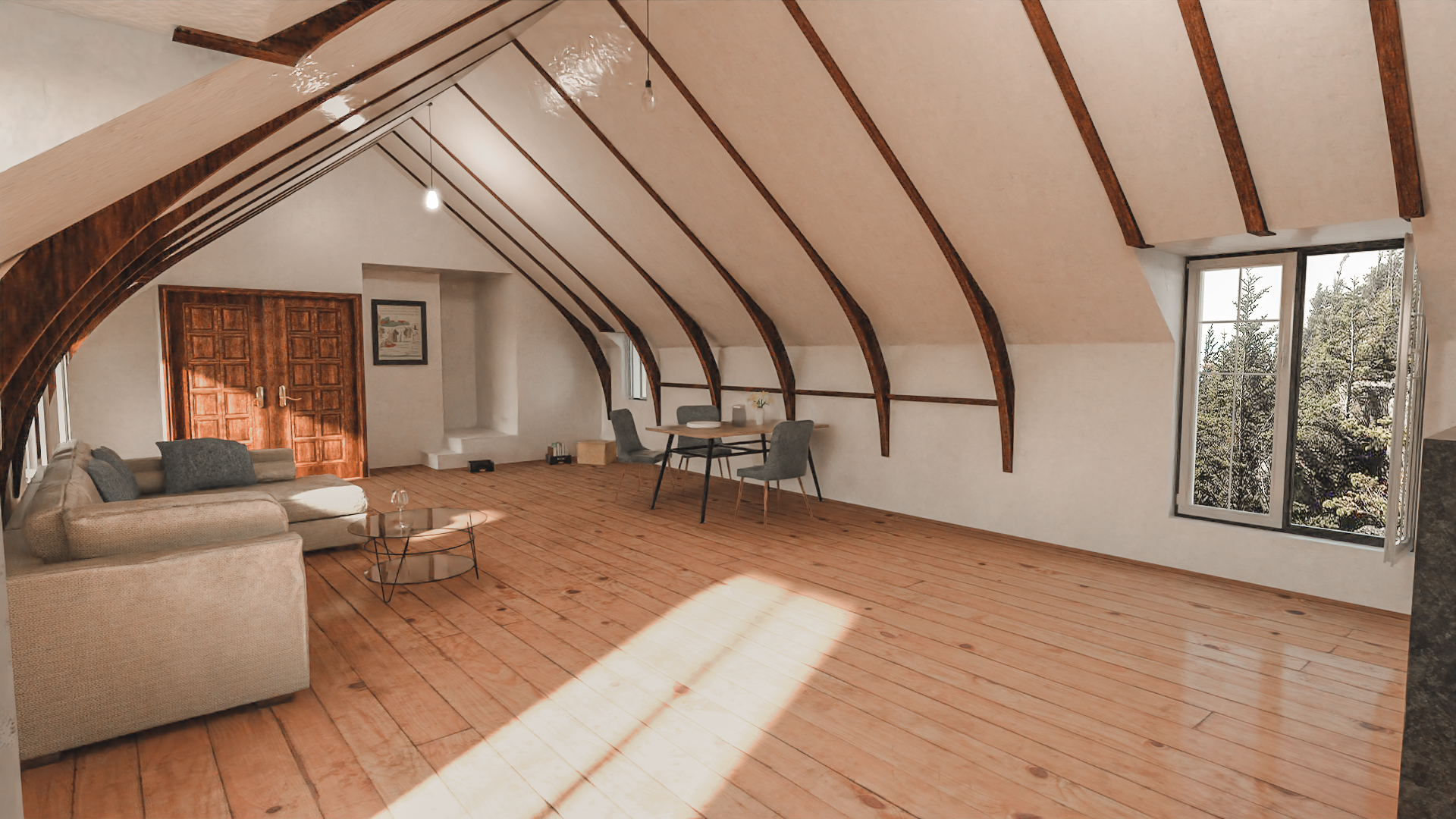 Attic Space Attic Space by: clacydarch3d, 3D Models by Daz 3D