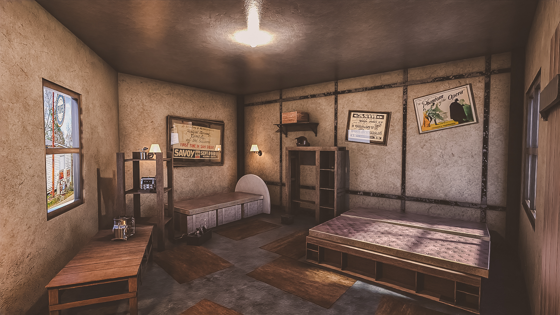 Old Mechanics Bedroom by: clacydarch3d, 3D Models by Daz 3D