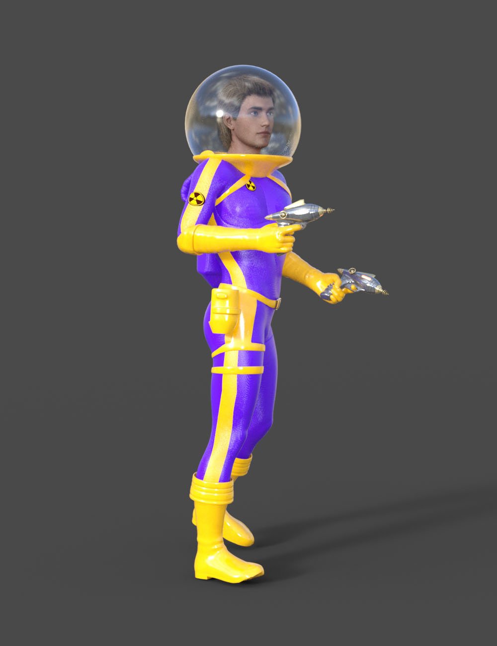 Sci-Fi Retro Space Suit for Genesis 8 Male(s) by: AcharyaPolina, 3D Models by Daz 3D
