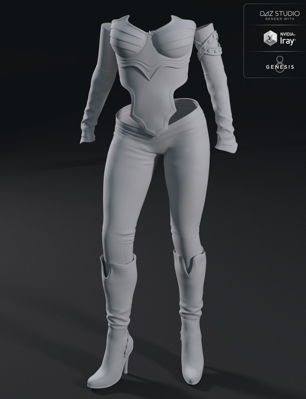 Storm Chaser Outfit for Genesis 8 Female(s)