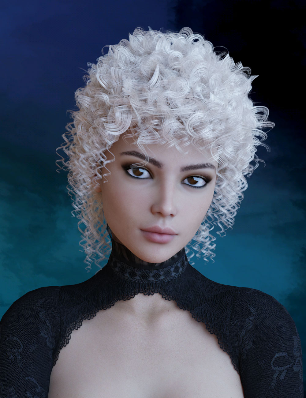 Rosabel Hair for Genesis 8 Female(s) by: Prae, 3D Models by Daz 3D