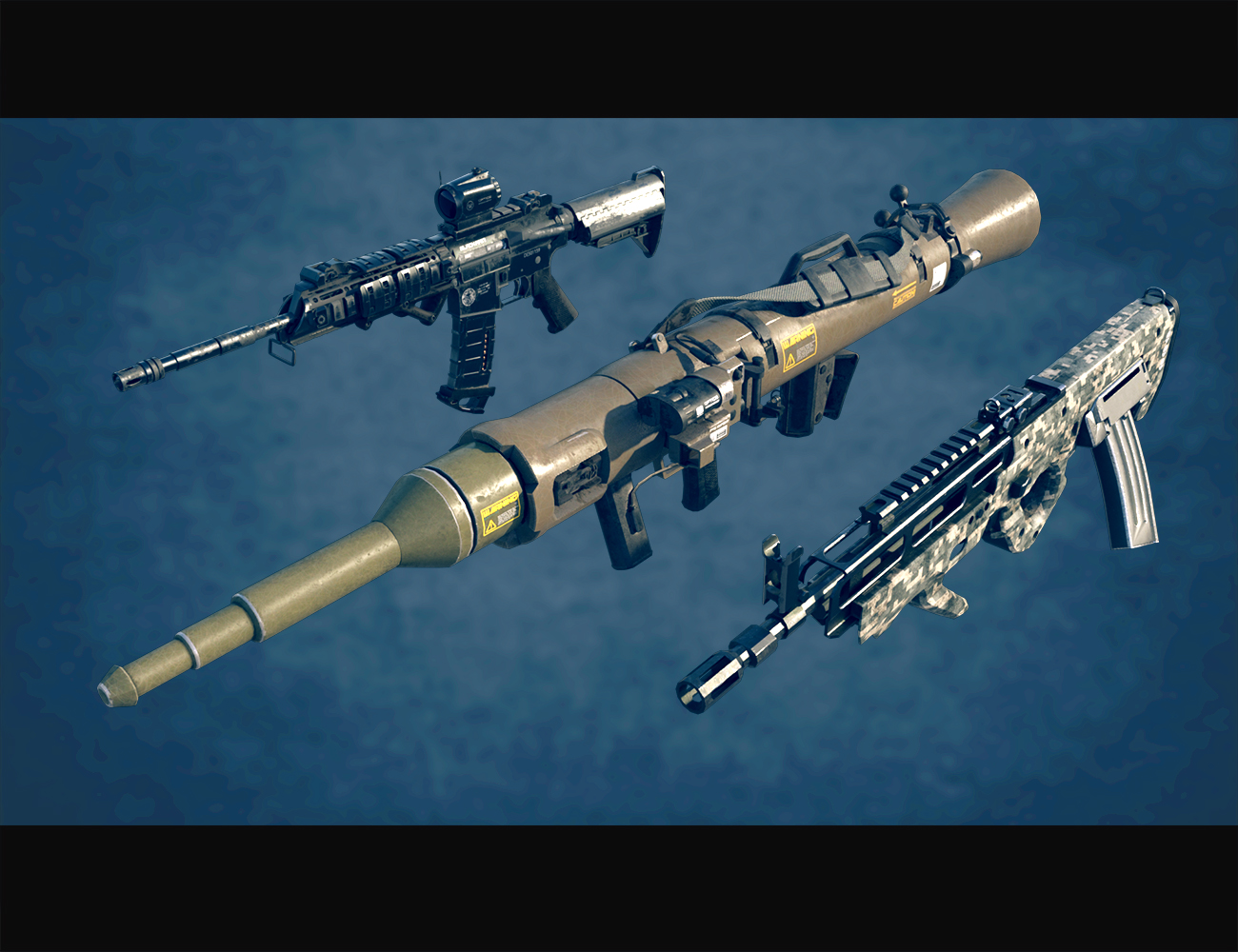 Military Weapons 03 by: Polish, 3D Models by Daz 3D