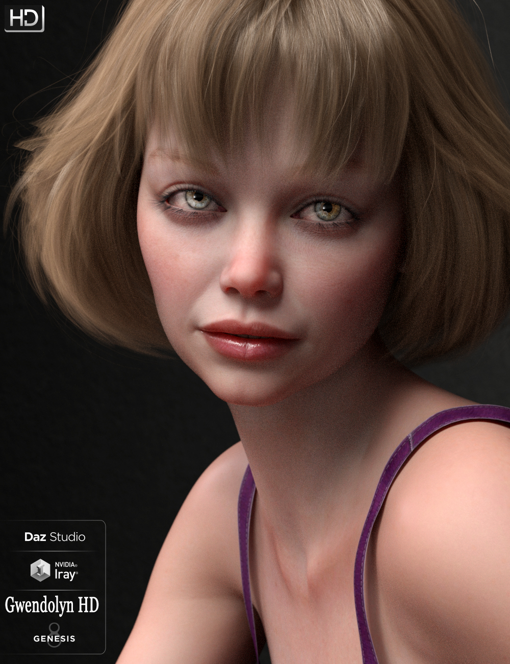 Gwendolyn HD For Genesis 8 Female by: iSourceTextures, 3D Models by Daz 3D