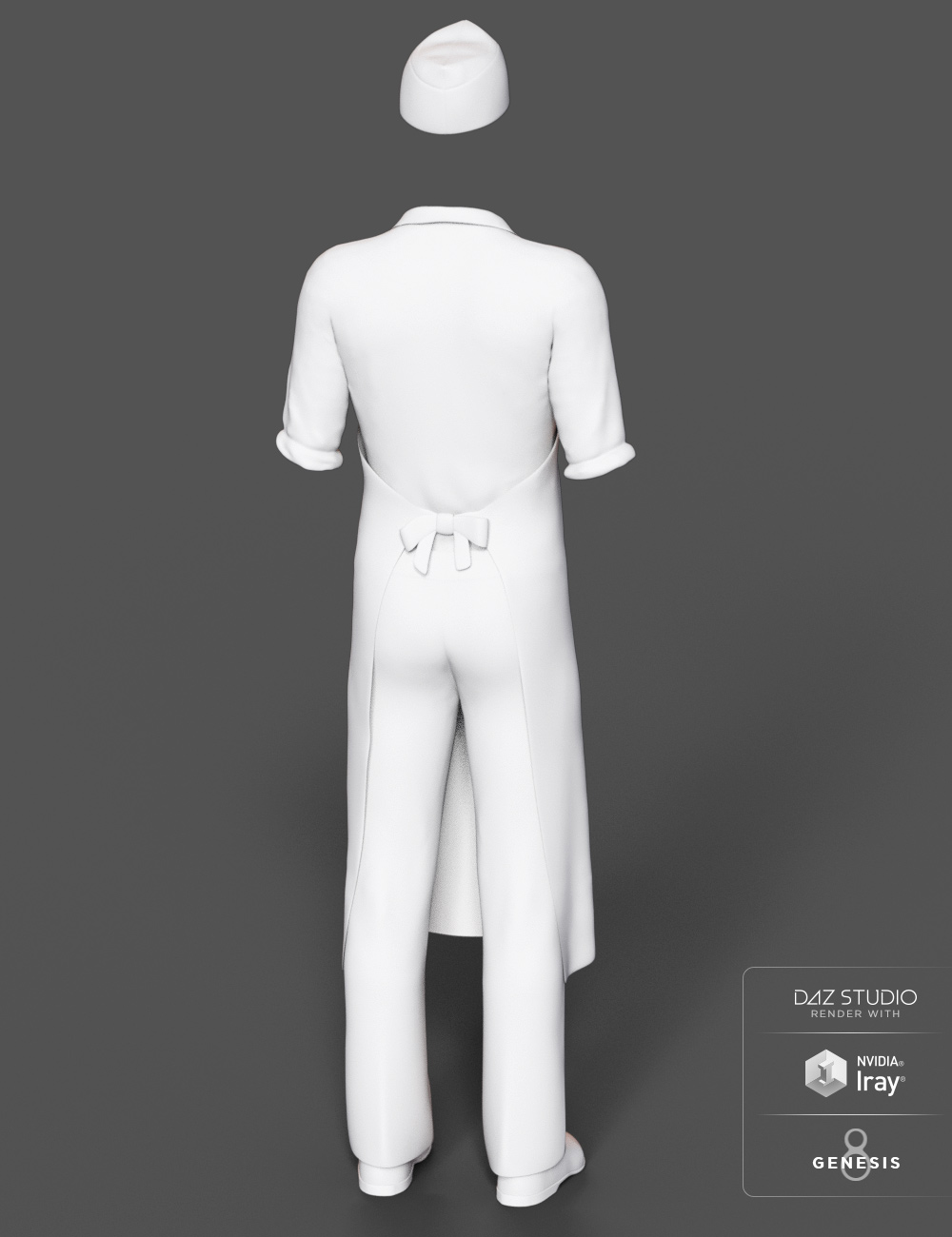 dForce Butcher Pete Outfit for Genesis 8 Males by: NikisatezSadeMoonscape Graphics, 3D Models by Daz 3D