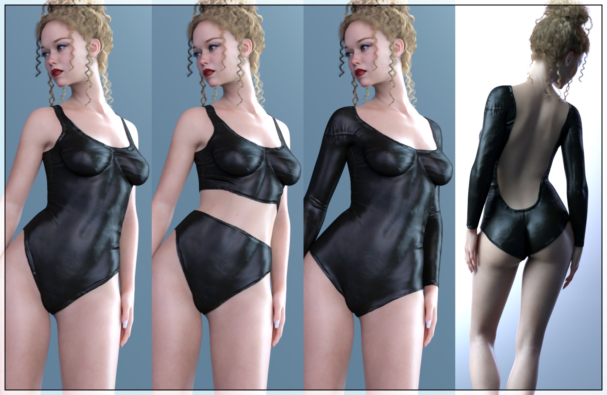 BodySuit Xfashion for Genesis 8 Female by: Nathy Design, 3D Models by Daz 3D