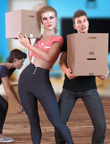 Z Utility Hold and Carry Pose Mega Set | Daz 3D