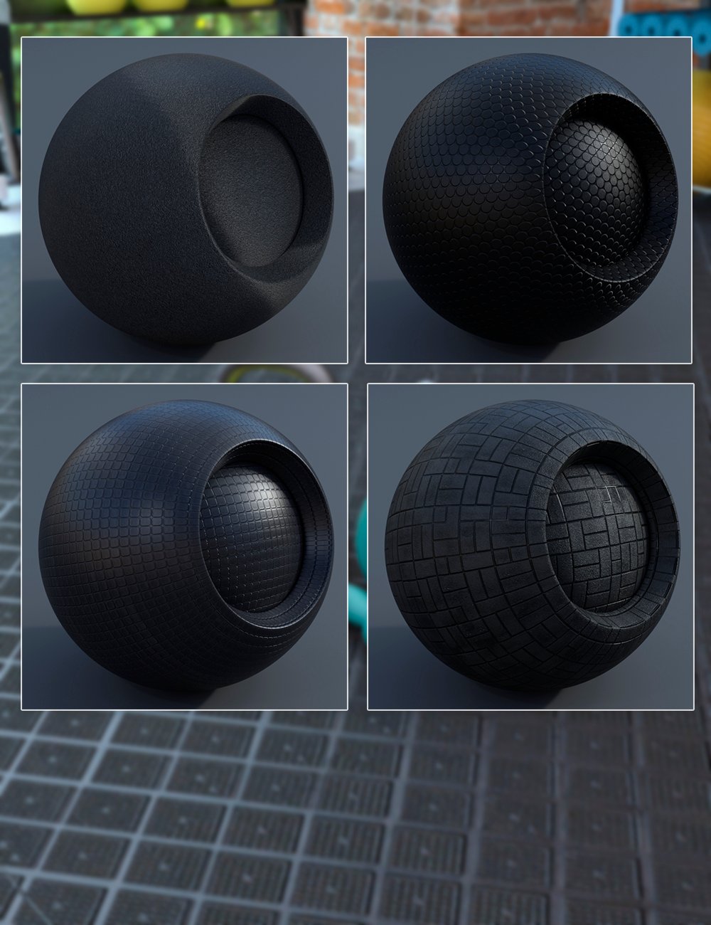 Rubber - Iray Shaders by: Dimidrol, 3D Models by Daz 3D