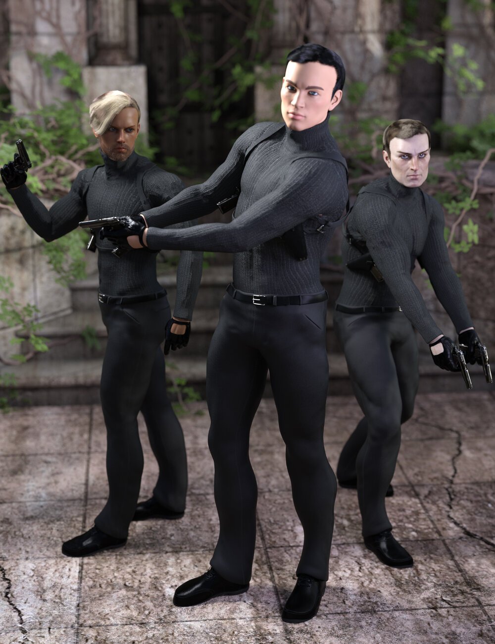 Operation Arrowhead Spy Kit for Genesis 8 Male(s) by: Sixus1 Media, 3D Models by Daz 3D