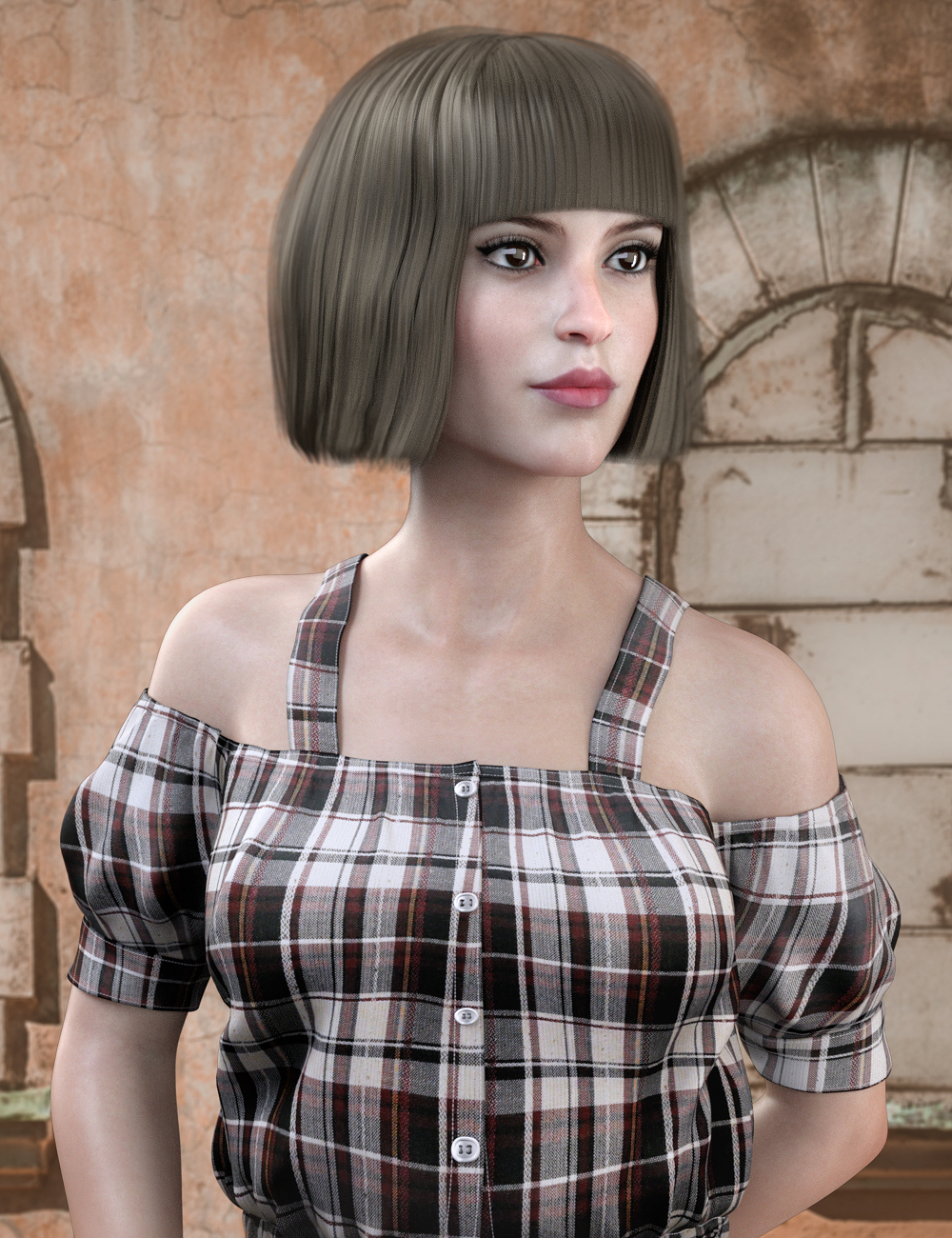 Lillian Hair for Genesis 8 Females(s) by: Propschick, 3D Models by Daz 3D