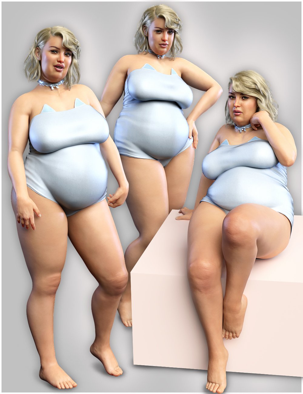 iV Real Voluptuous Beauty Shapes And Poses for Genesis 8 Female(s) by: i3D_LotusValery3D, 3D Models by Daz 3D