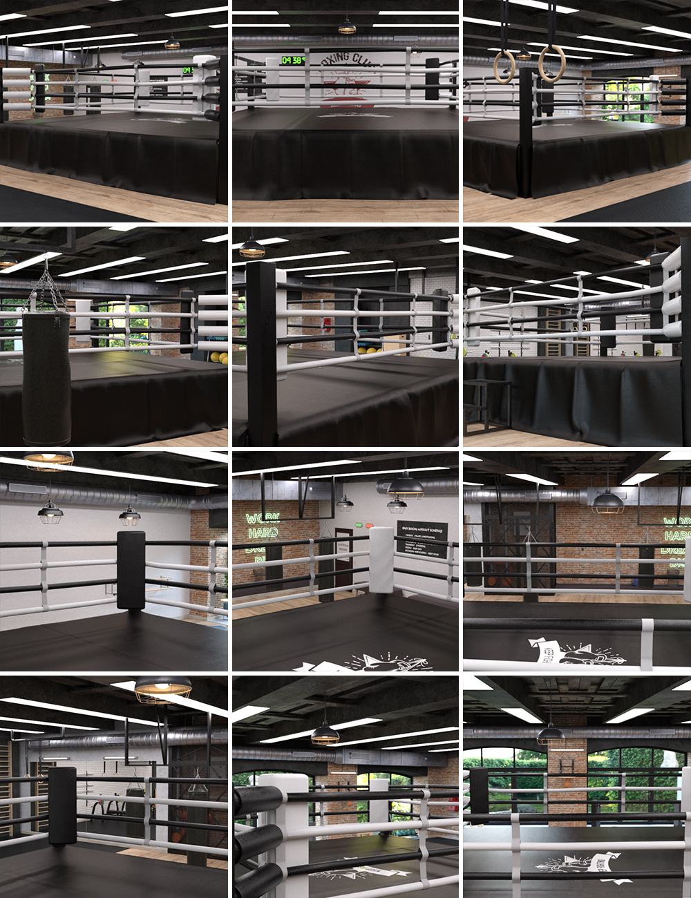 Boxing Club by: Dimidrol, 3D Models by Daz 3D
