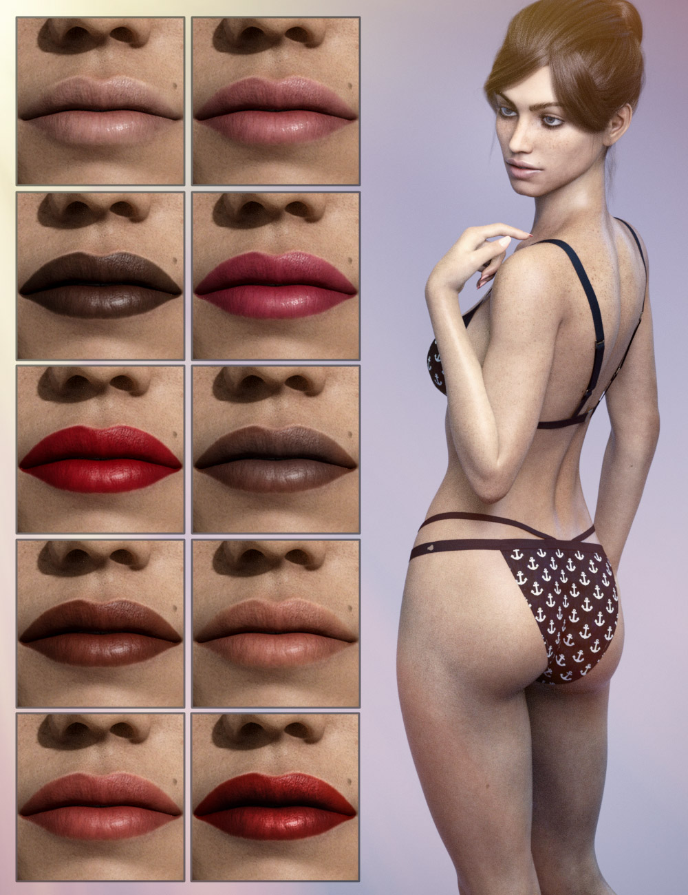 Effie HD For Genesis 8 Female by: Colm Jackson, 3D Models by Daz 3D