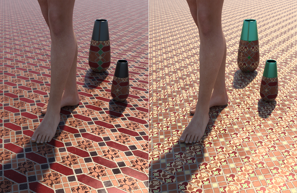 Medieval Inspired Floor Tile Shaders Vol 5 by: ForbiddenWhispers, 3D Models by Daz 3D