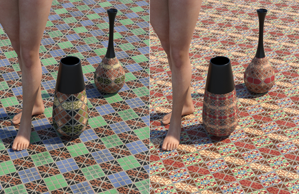 Medieval Inspired Floor Tile Shaders Vol 4 by: ForbiddenWhispers, 3D Models by Daz 3D
