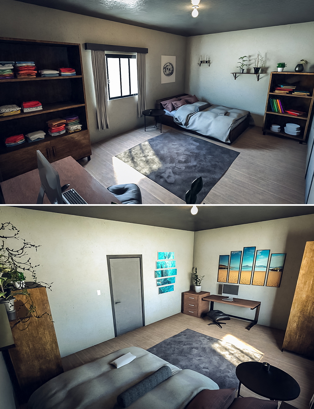 Student Bedroom by: Tesla3dCorp, 3D Models by Daz 3D