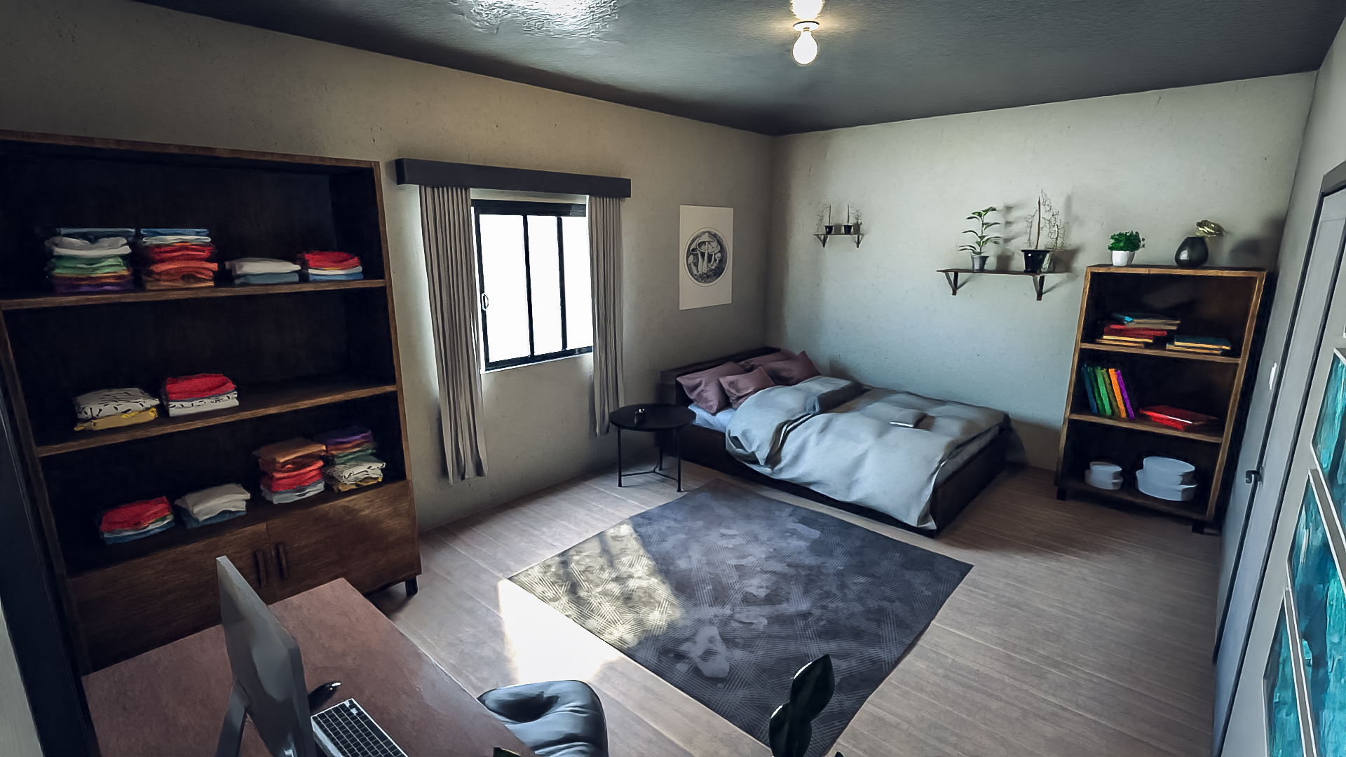 Student Bedroom by: Tesla3dCorp, 3D Models by Daz 3D