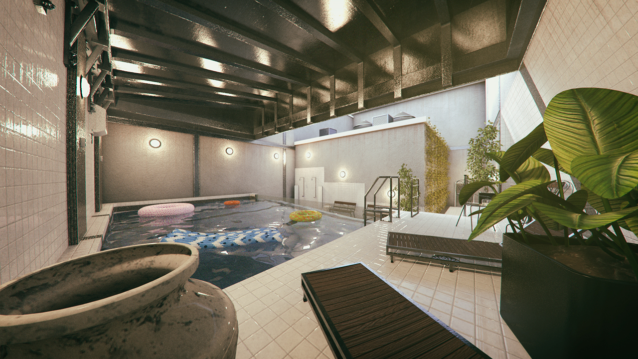 Private Pool by: Mely3D, 3D Models by Daz 3D