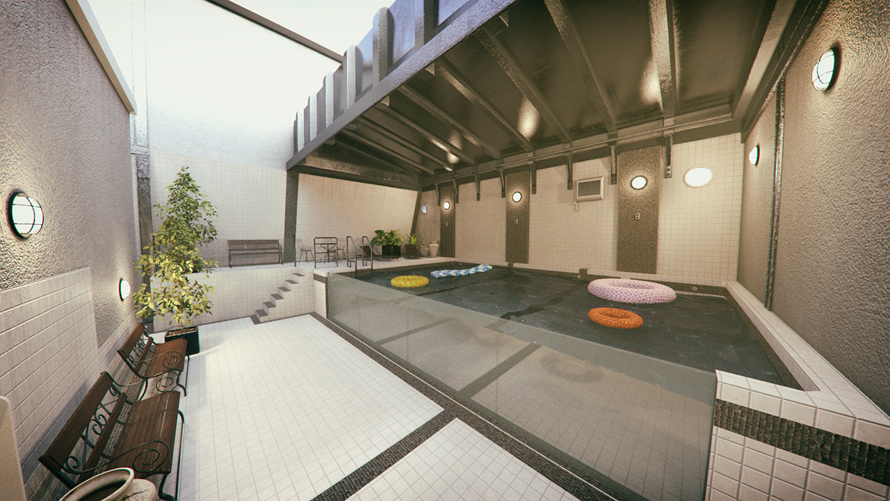 Private Pool by: Mely3D, 3D Models by Daz 3D