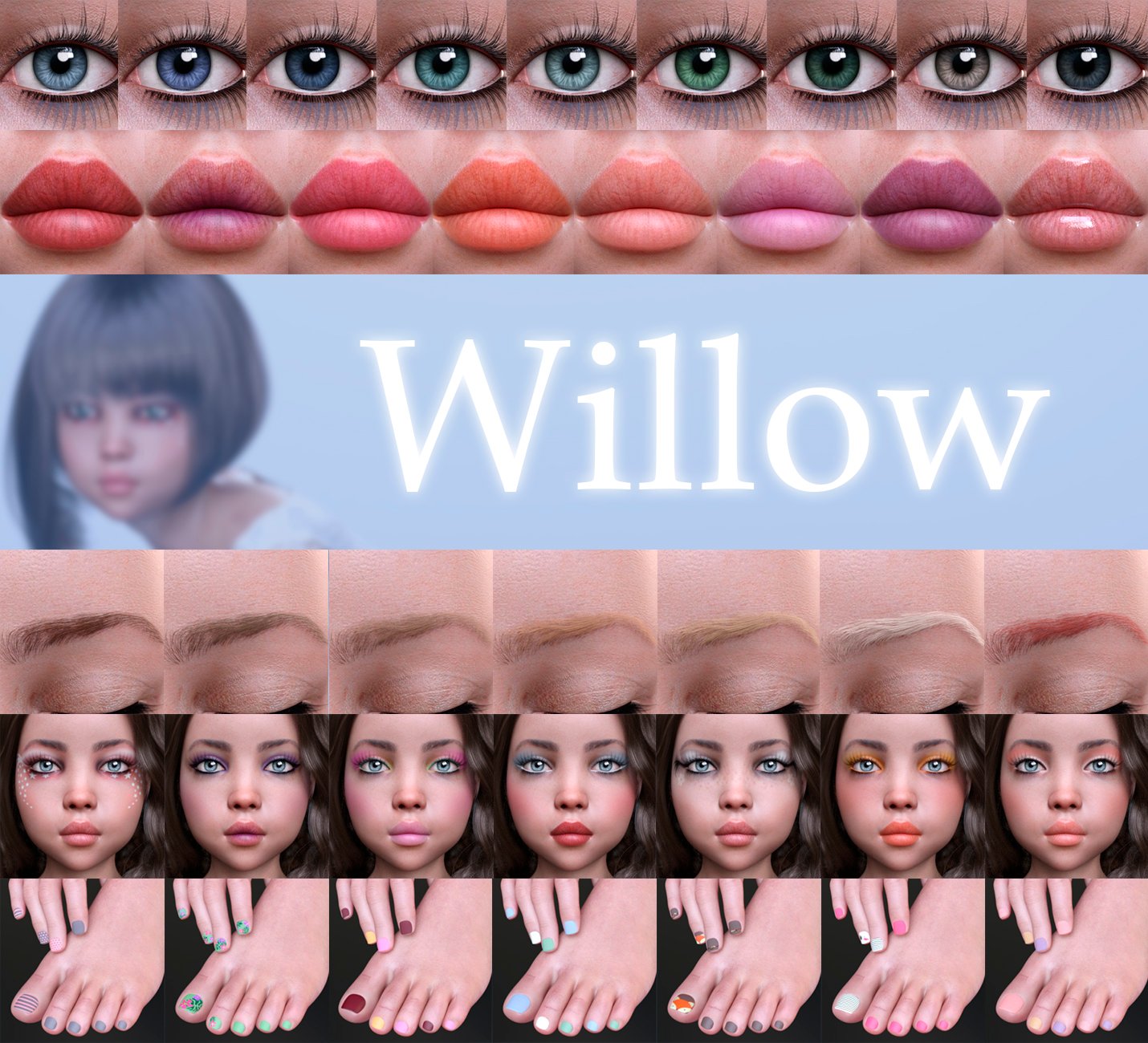 BD WIllow For Genesis 8 Female BD WIllow For Genesis 8 Female by: Belladona, 3D Models by Daz 3D