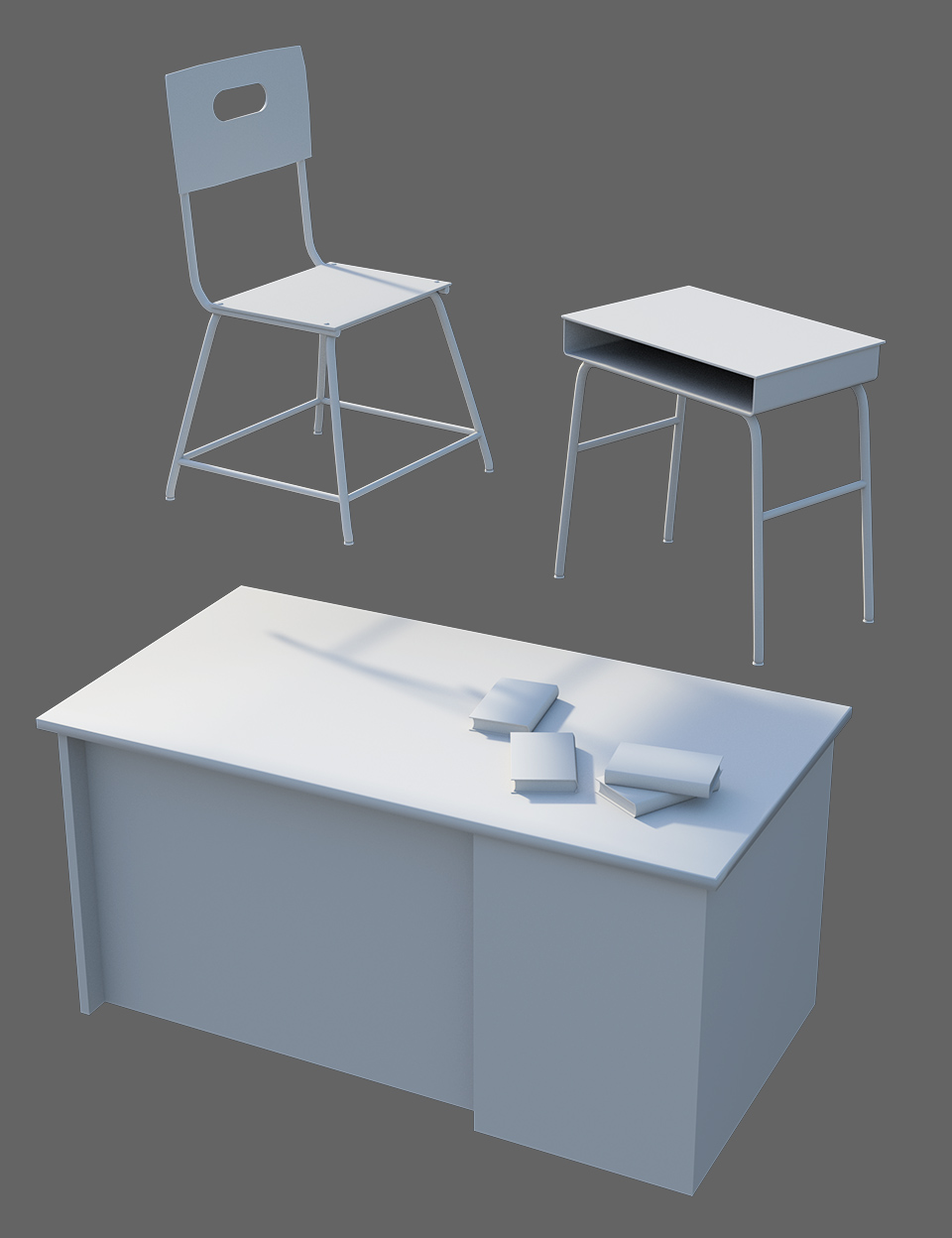 Abandoned Classroom Abandoned Classroom by: , 3D Models by Daz 3D