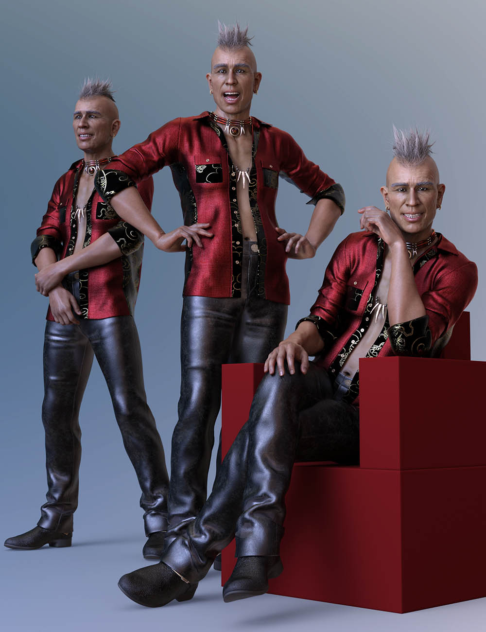 CDI Poses for Dasan 8 and Genesis 8 Male by: Capsces Digital Ink, 3D Models by Daz 3D