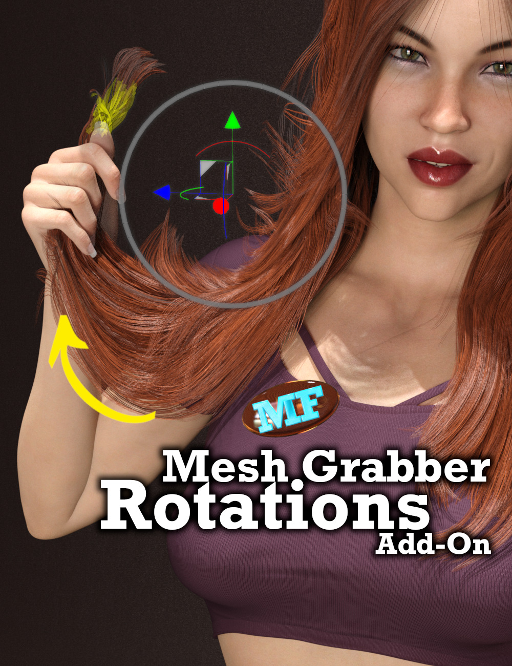 Mesh Grabber Rotations Add-On (Win) by: ManFriday, 3D Models by Daz 3D
