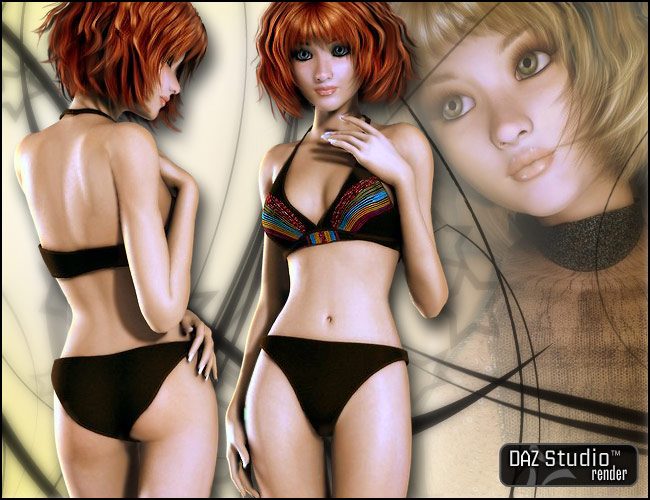 Lilly for Aiko 3 by: , 3D Models by Daz 3D