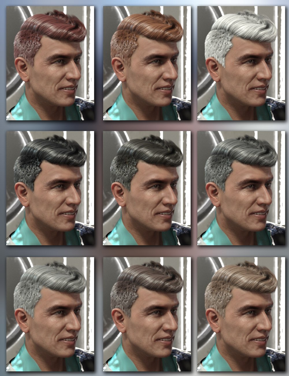 Wave Hair for Genesis 8 and Genesis 3 Male(s) Wave Hair for Genesis 8 and Genesis 3 Male(s) by: 3DCelebrity, 3D Models by Daz 3D