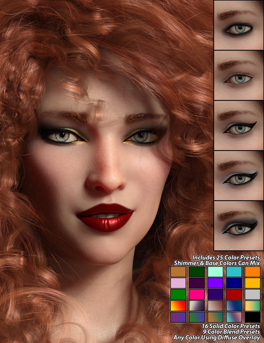 CC Avandrael for Genesis 8 Female by: ChangelingChick, 3D Models by Daz 3D