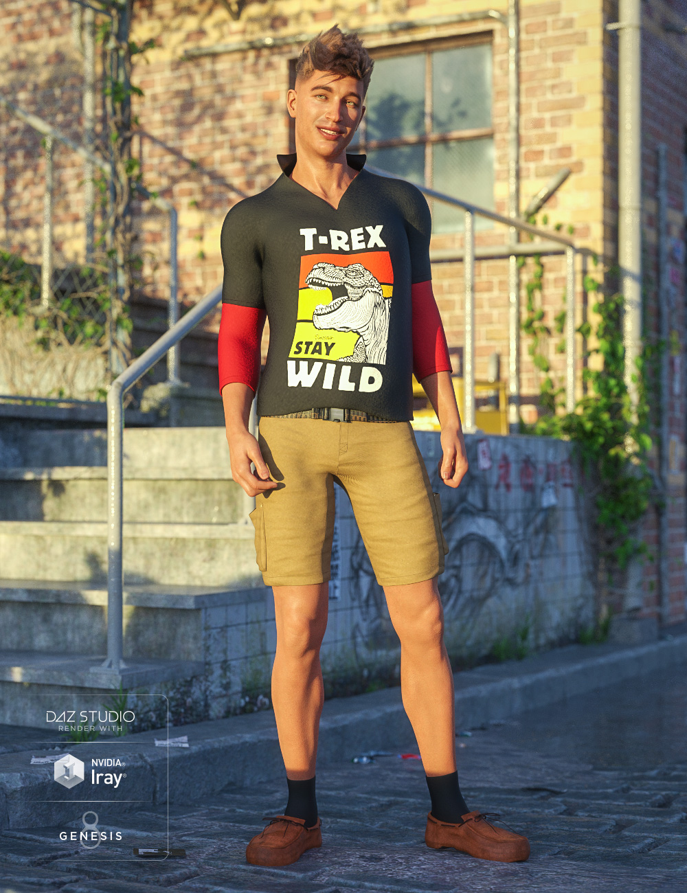 Casual Guy : Easy Going by: Moonscape GraphicsSade, 3D Models by Daz 3D
